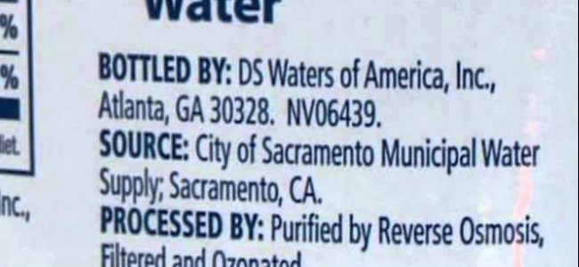 Exposed! Walmart Bottled Water Comes from Sacramento Municipal Supply